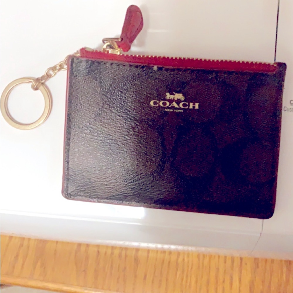 Coach keychain wallet